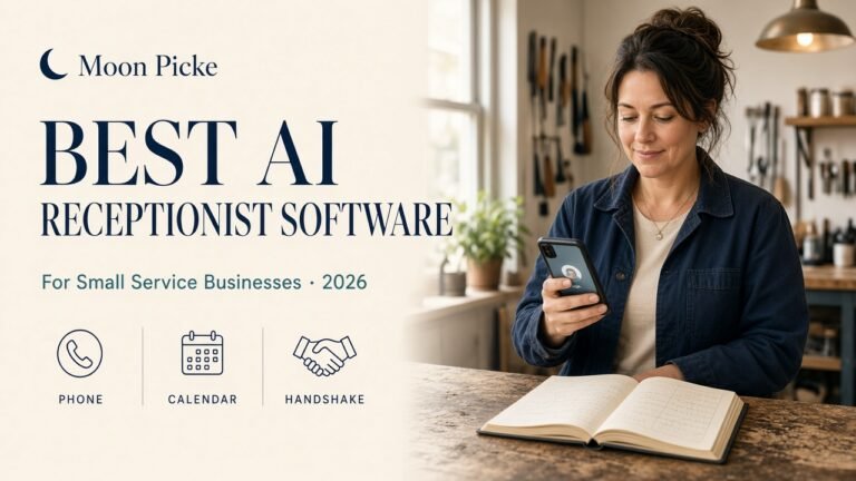 Advice on best AI receptionist software for small service businesses