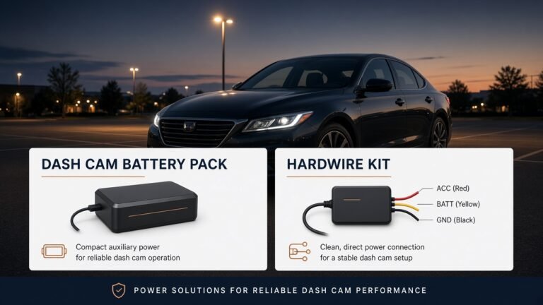 What You Need to Know About dash cam battery pack vs hardwire kit