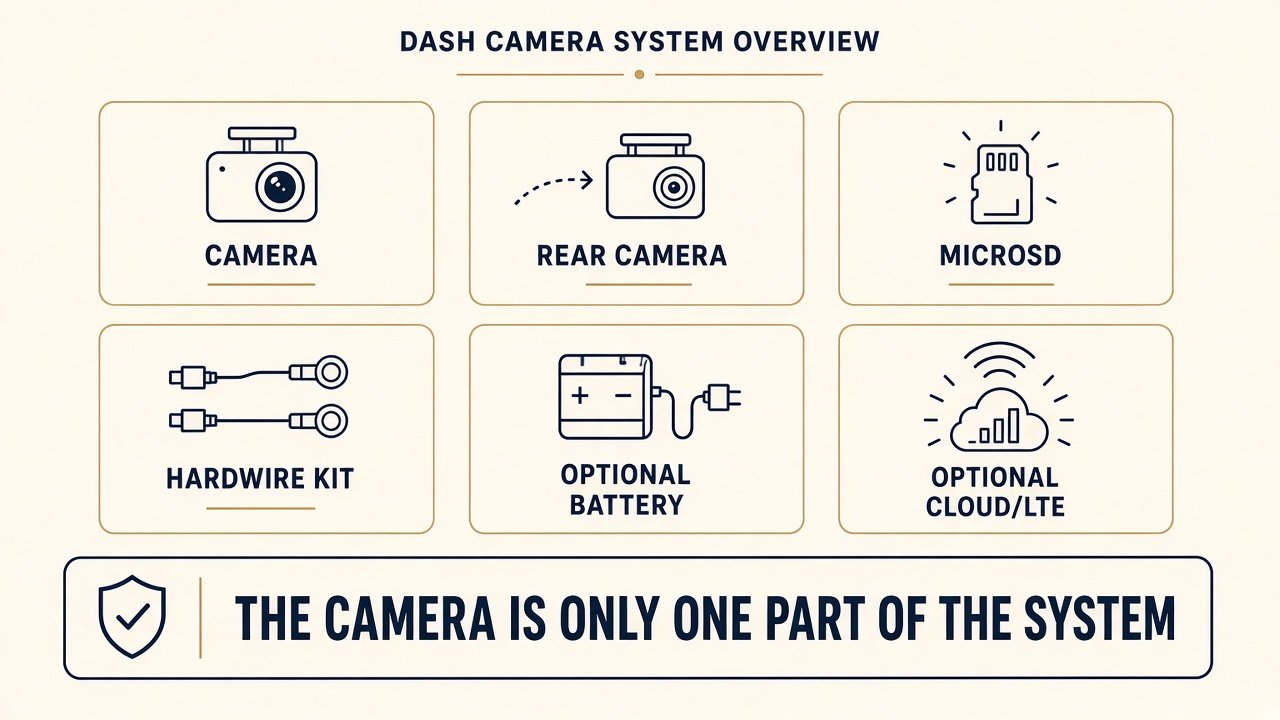 Camera rear camera microSD hardwire kit optional battery and optional cloud LTE