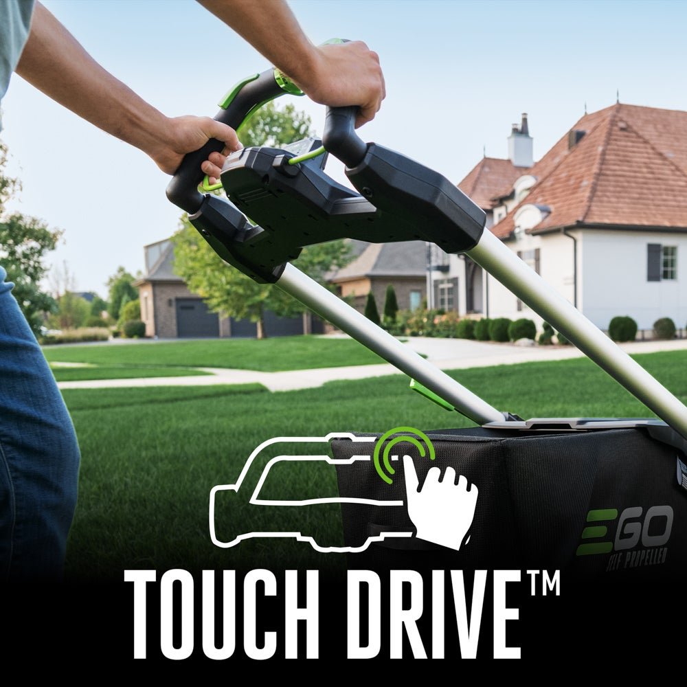 EGO Touch Drive self-propel mower controls