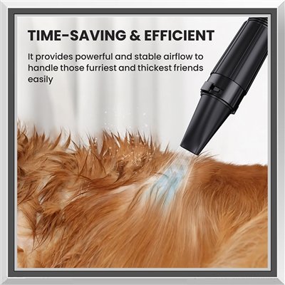 Official Flying Pig Double Grooming Dryer additional product photo of the teal steel dual-motor dryer