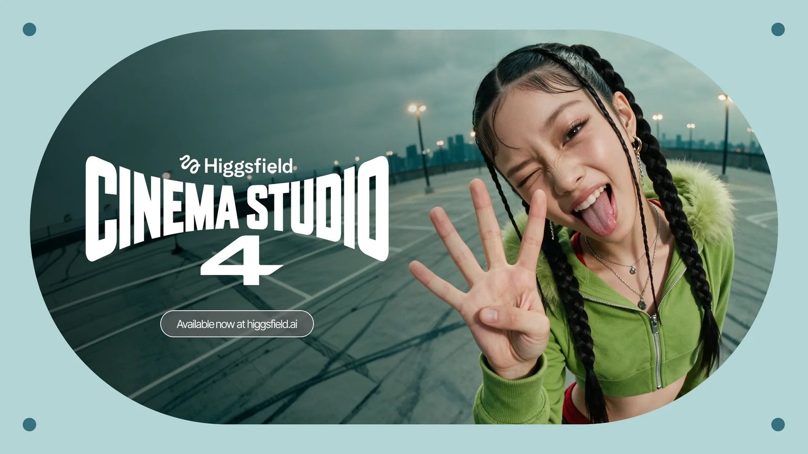 Official Higgsfield Cinema Studio 4 artwork from higgsfield.ai