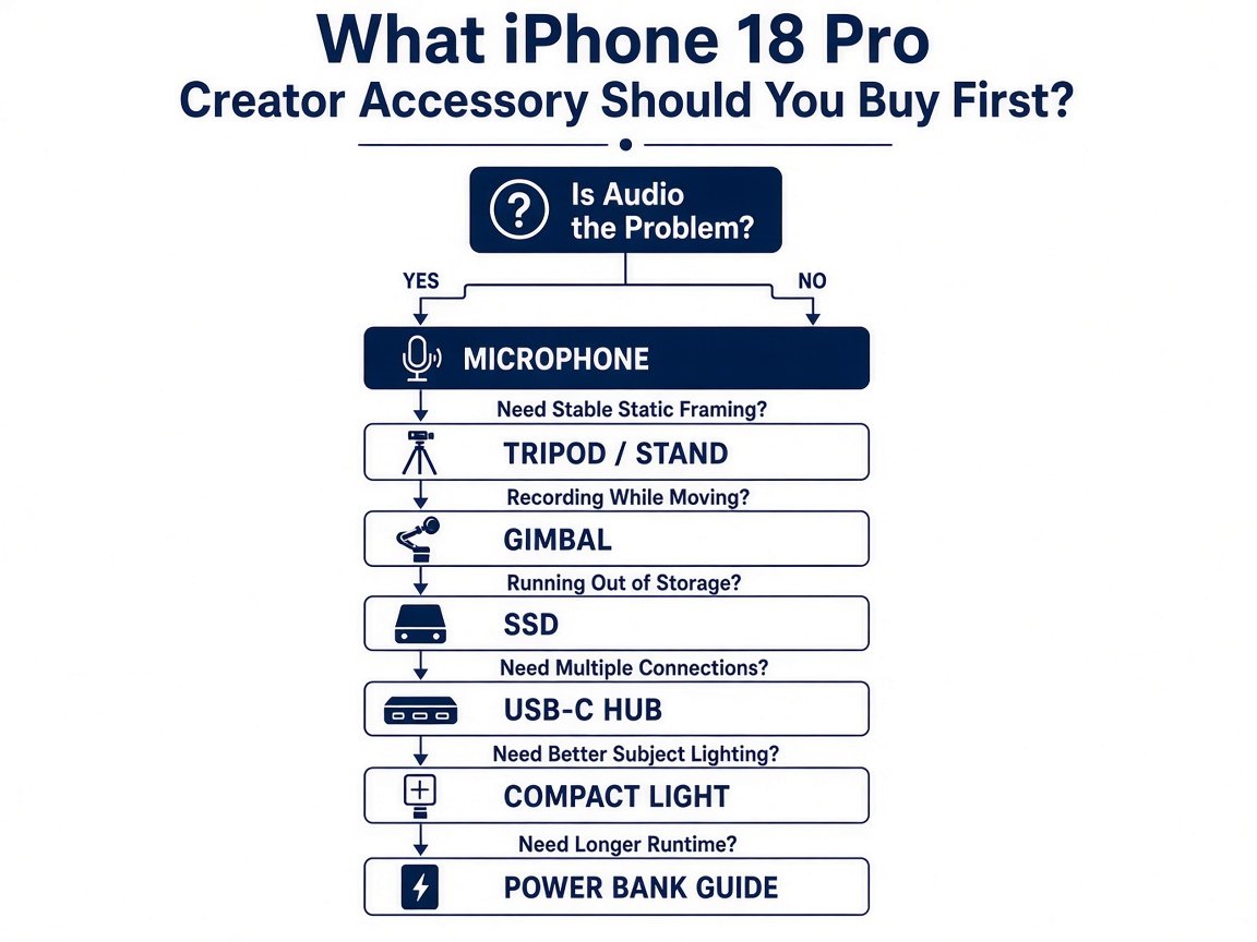 What iPhone 18 Pro creator accessory to buy first