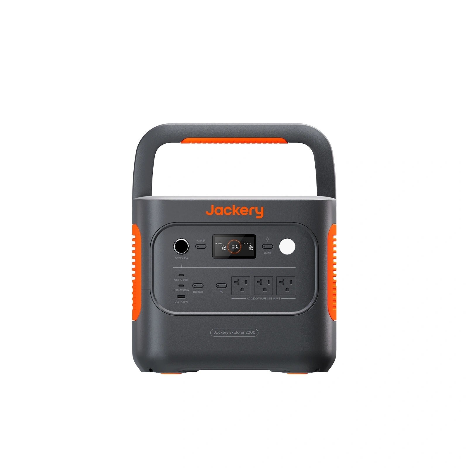Jackery Explorer 2000 v2 review official portable power station with 2200W AC panel