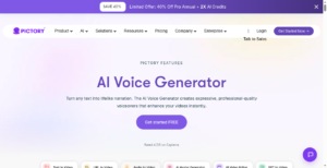 Pictory AI voice generator