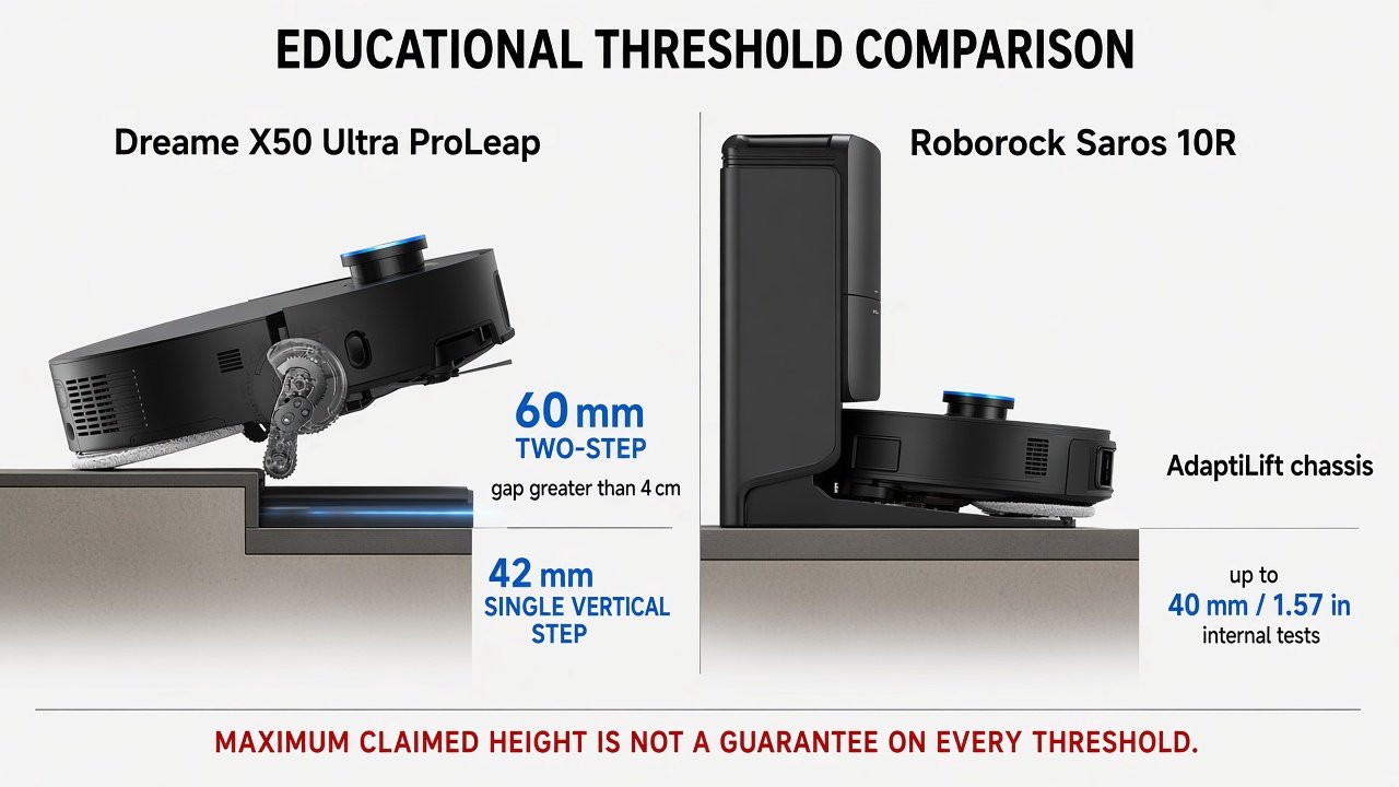 ProLeap versus AdaptiLift threshold claims
