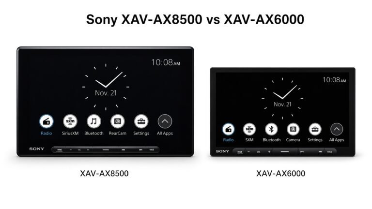 How to Choose the Right Sony XAV-AX8500 vs XAV-AX6000