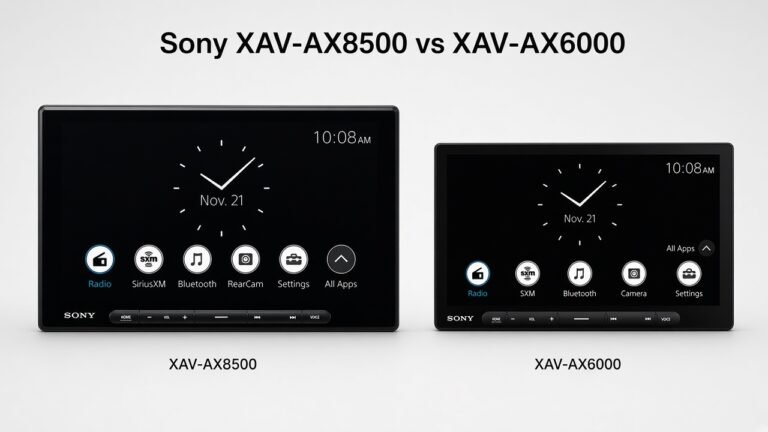 What You Need to Know About Sony XAV-AX8500 vs XAV-AX6000