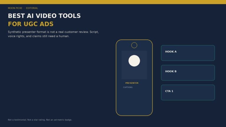A Practical Look at best AI video generator for UGC ads