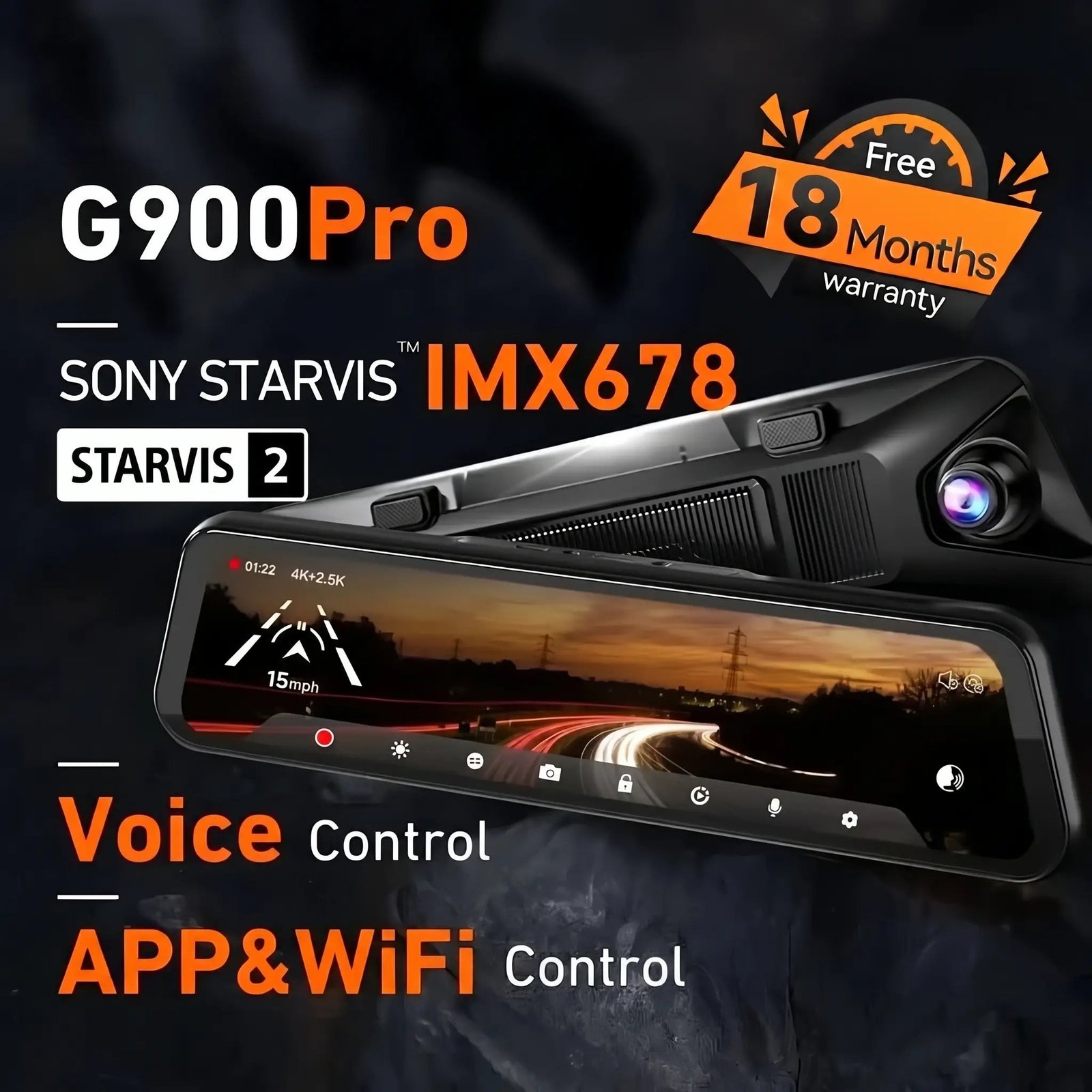 Wolfbox vs Nextbase comparison featured Wolfbox G900 Pro 12-inch mirror dash cam