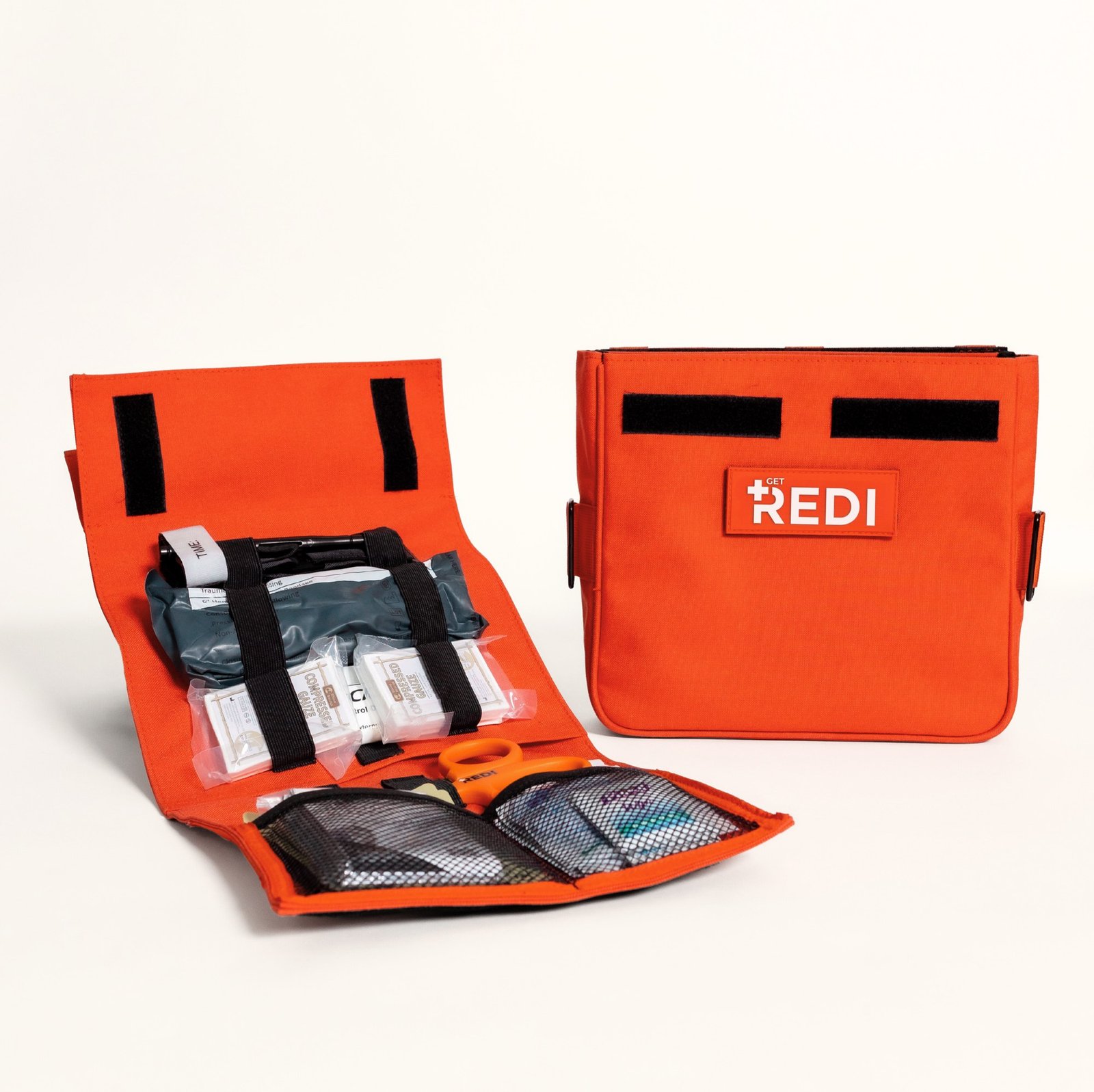 Redi Roadie Plus shown with its trauma pack