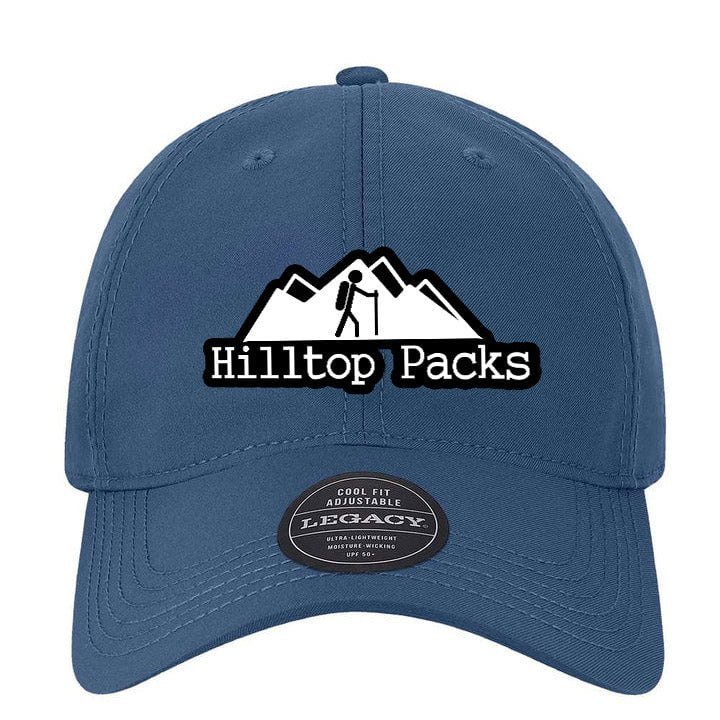 Hilltop Packs Cool Fit Packable Cap in Dark Blue