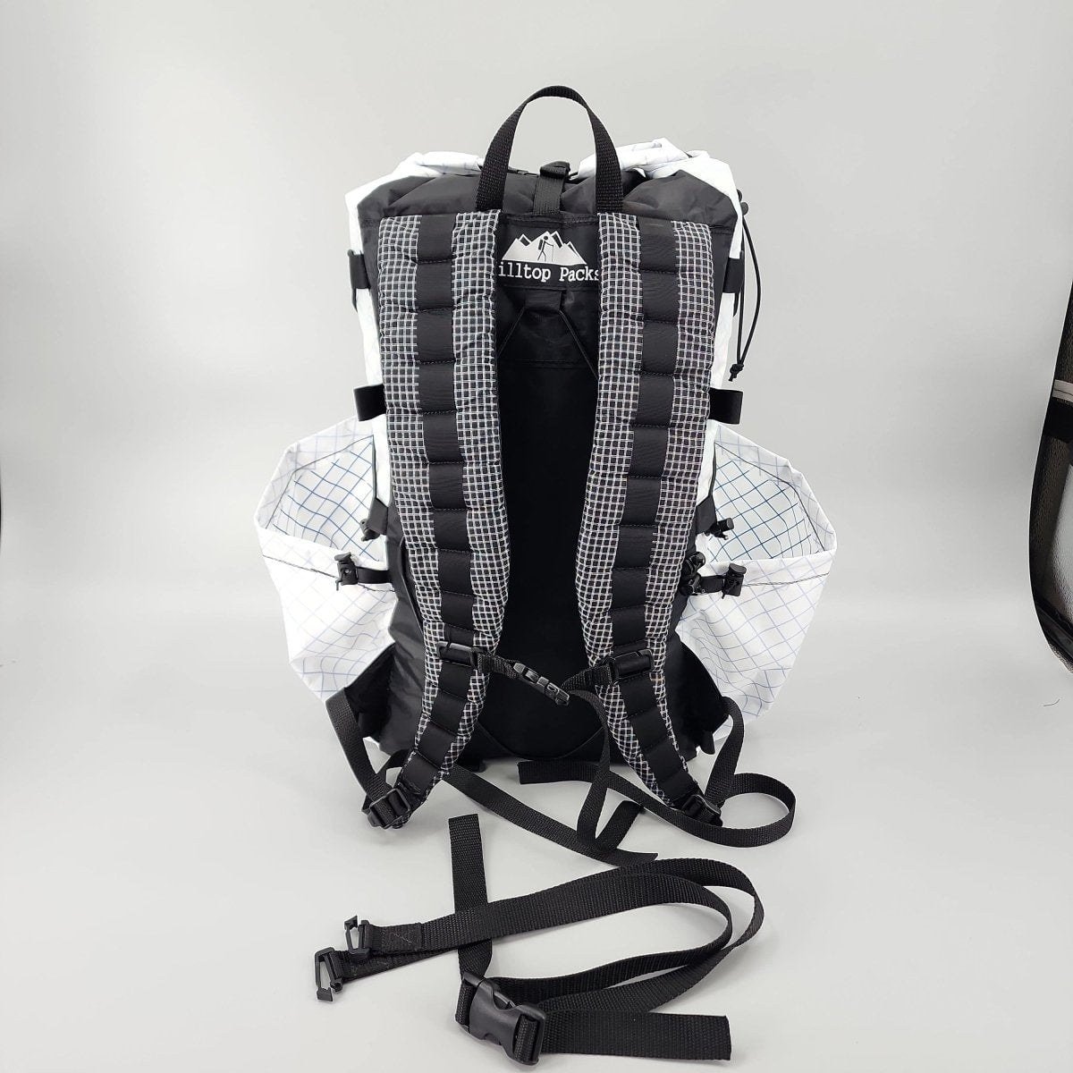 Hilltop Packs Dirty 30 ECO rear harness with optional one inch webbing hip belt