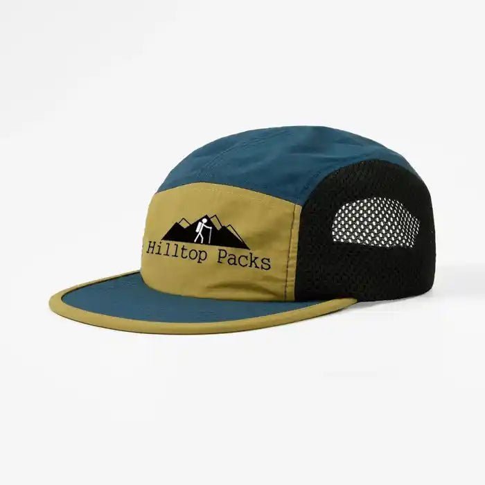 Hilltop Packs Nylon Mesh Hiker Hat side showing mesh panel
