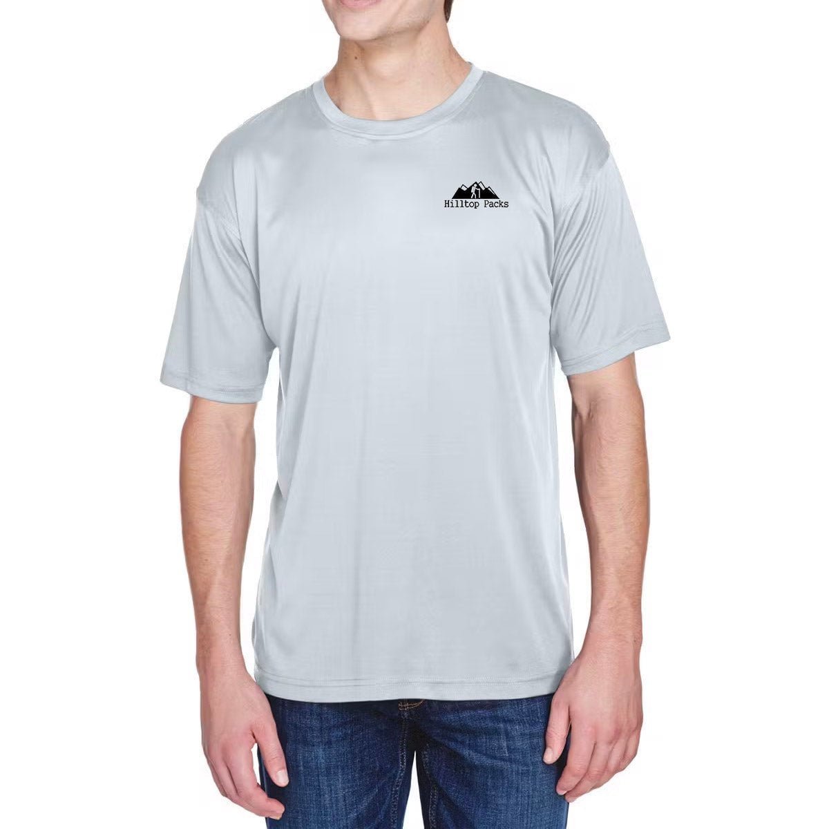 Hilltop Packs Performance T-Shirt in Light Gray