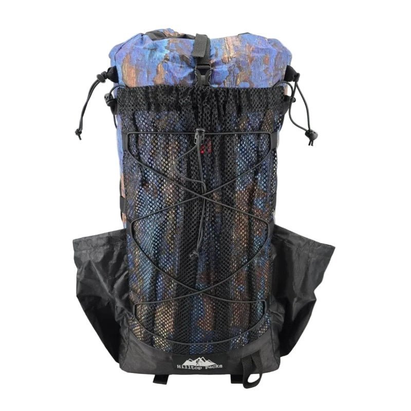 Hilltop Packs Raven ECO V4 backpack with a printed front panel