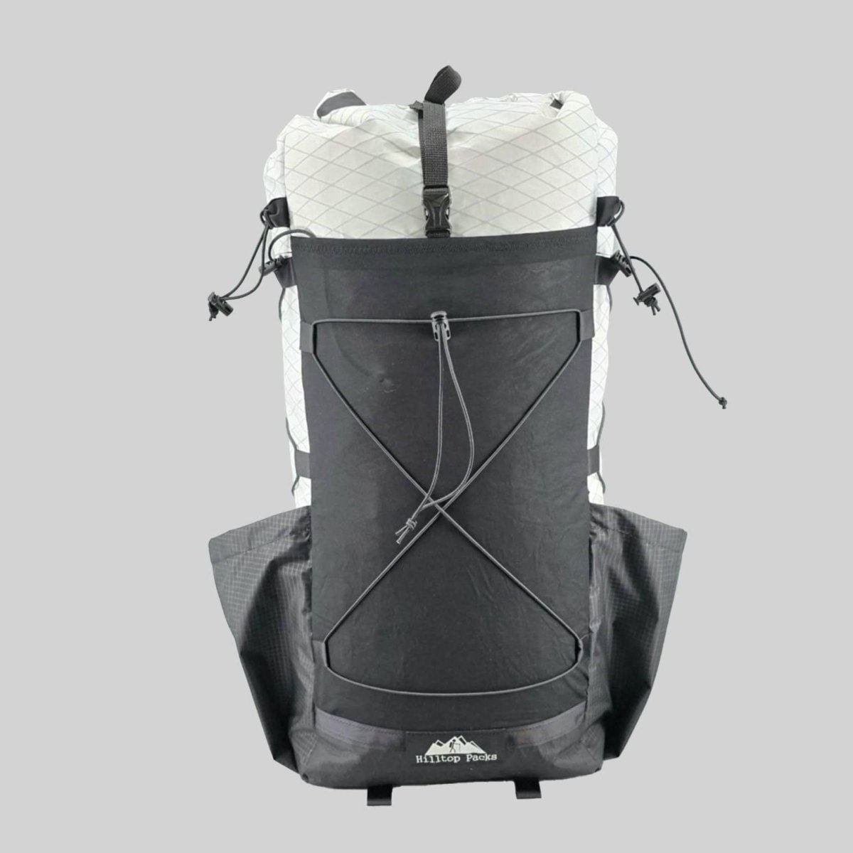 Hilltop Packs Raven X UL backpack front view in white X-Pac VX21