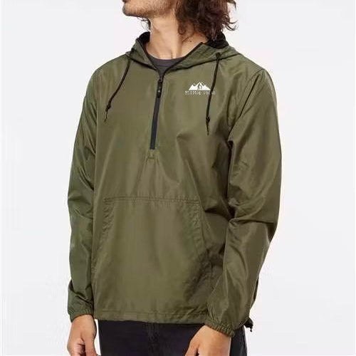 Hilltop Packs RidgeRunner quarter-zip rain jacket windbreaker