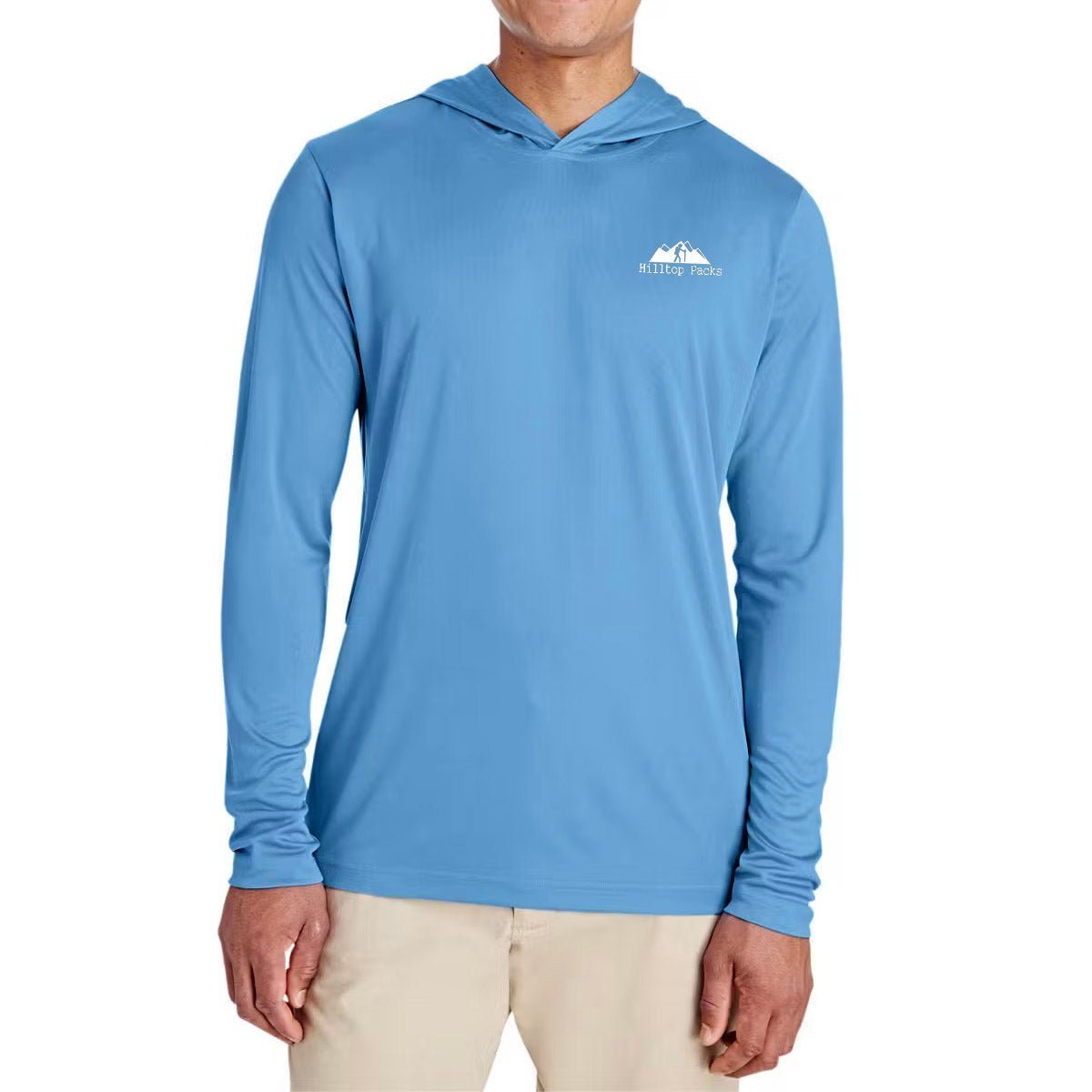 Hilltop Packs UltraShade Hoodie in Light Blue