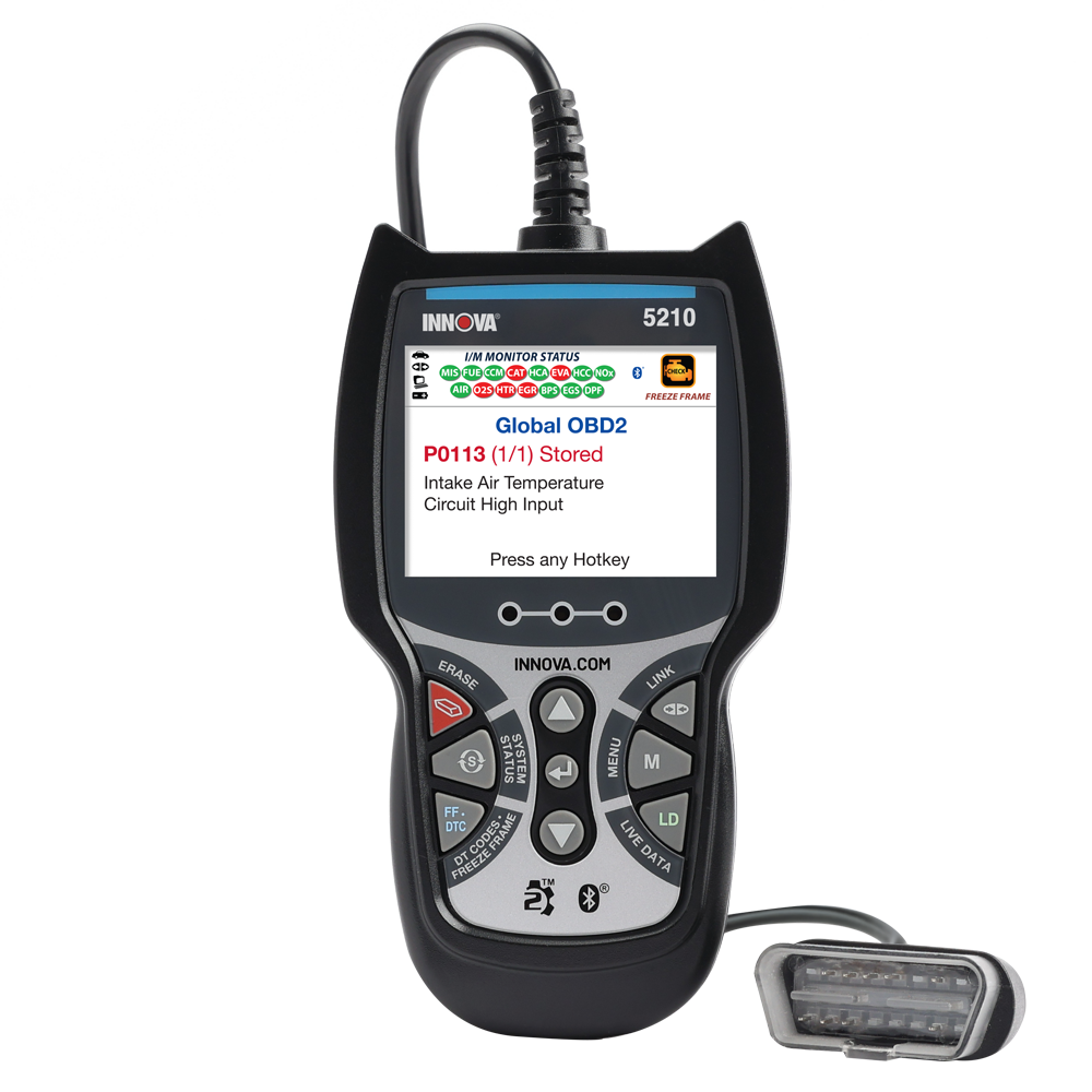 Innova product image of the 5210 handheld OBD2 scanner
