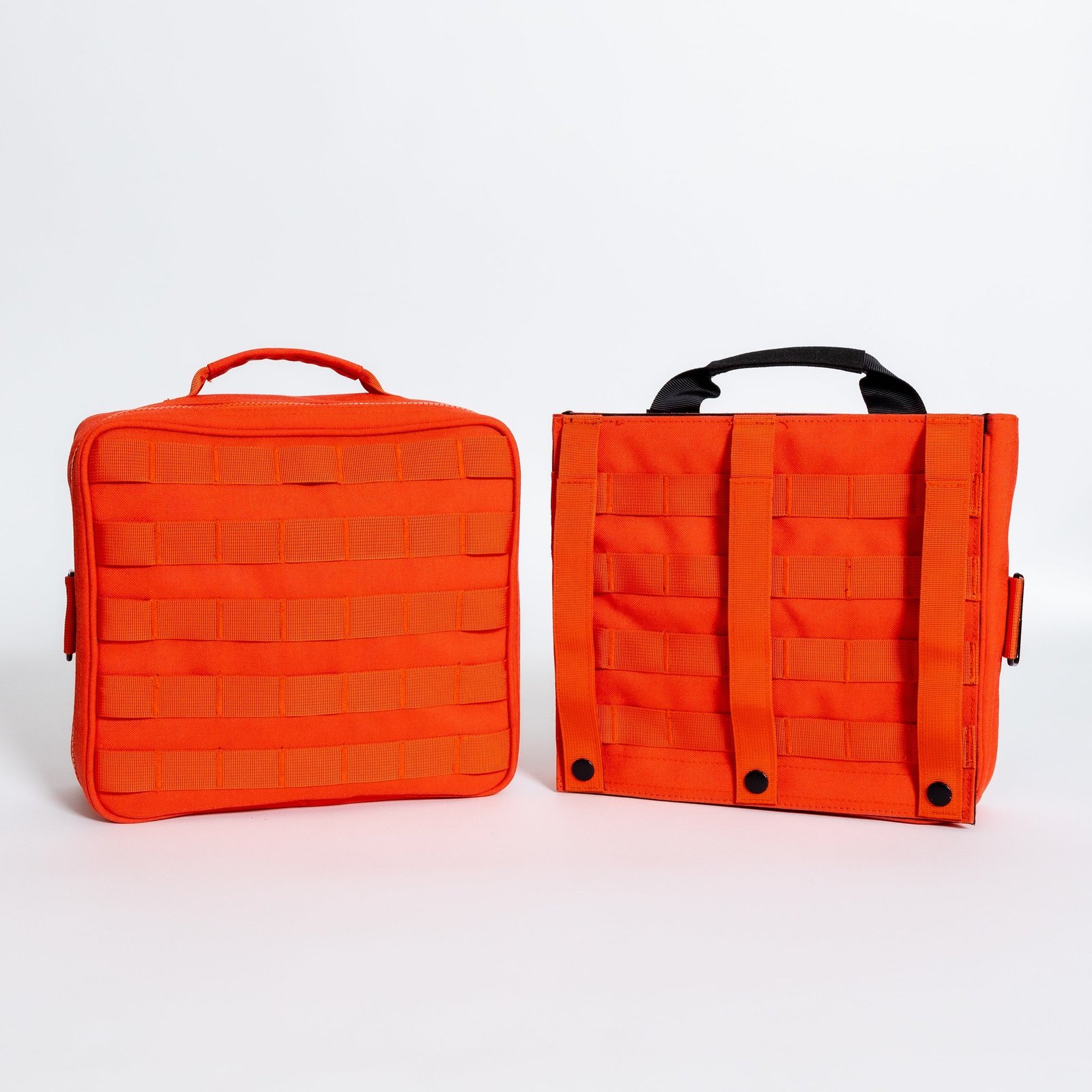 Back panels of Redi Roadie+ bag and pack with webbing