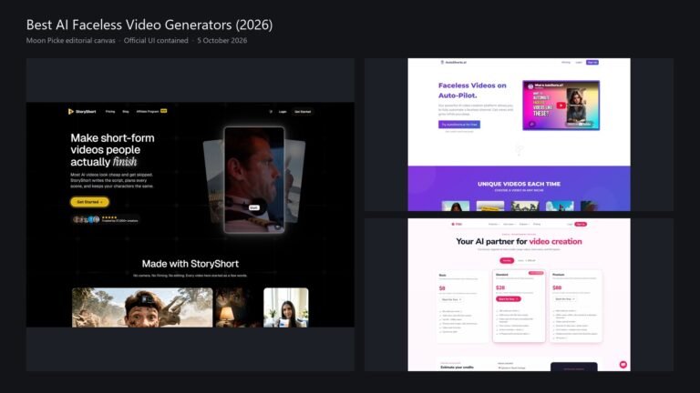 Best AI Faceless Video Generators in 2026: 8 Tools for YouTube, TikTok & Shorts