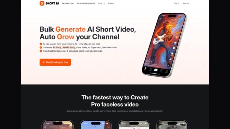 Short.ai Review (2026): Is It Worth It for AI Shorts & Faceless Videos?