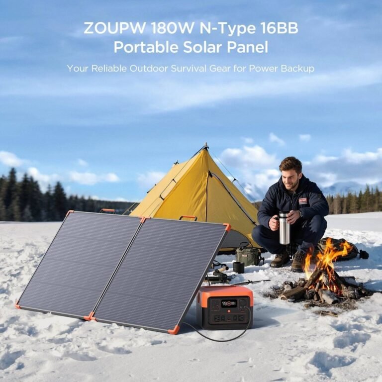 7 Best ZOUPW Portable Solar Panels in 2026: 100W to 450W Compared